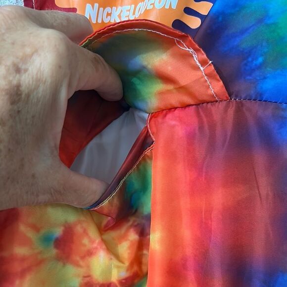 Nickelodeon Tie-Dye Pullover Windbreaker Jacket Size S - Picture 4 of 5